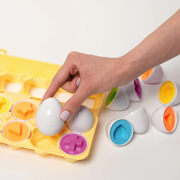 Montessori Geometrische Eier