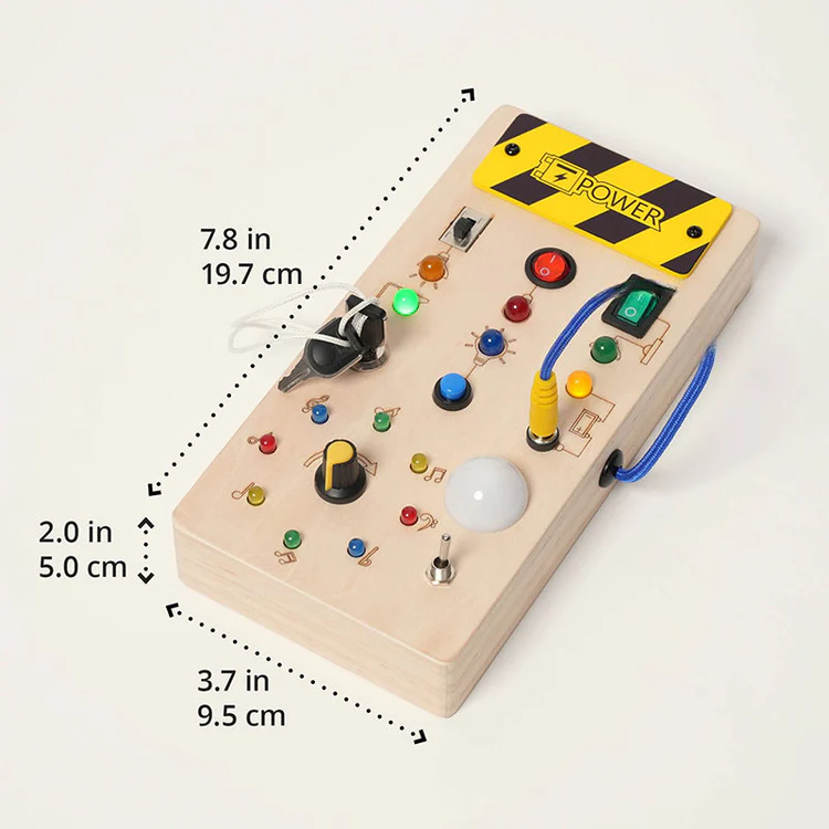 Montessori Holzschaltertafel