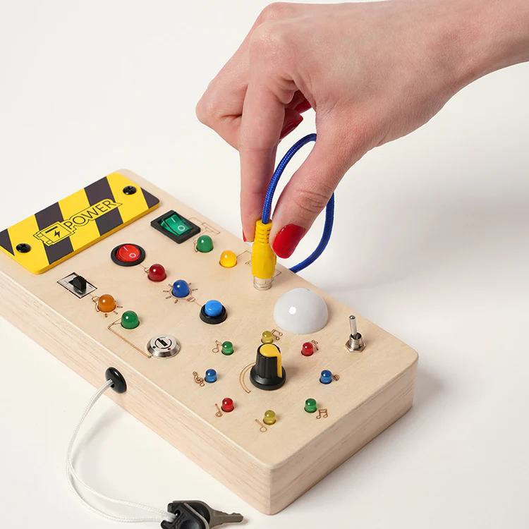 Montessori Holzschaltertafel
