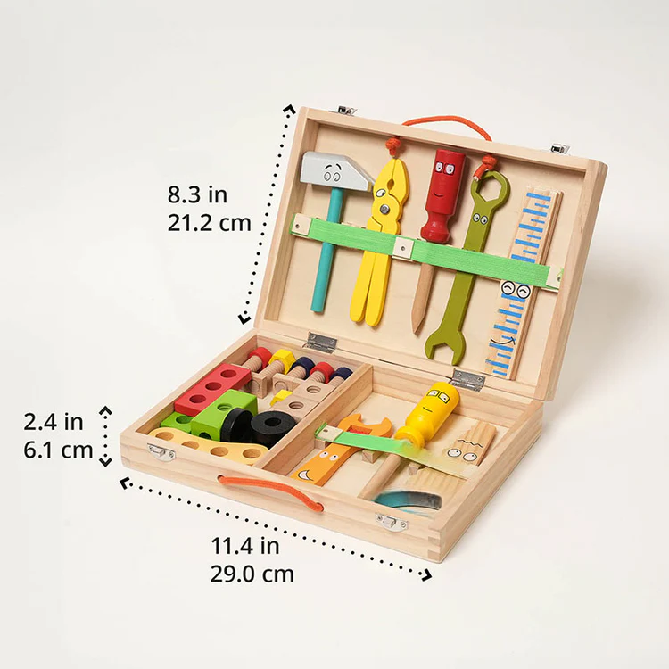Montessori Holz Werkzeugkasten