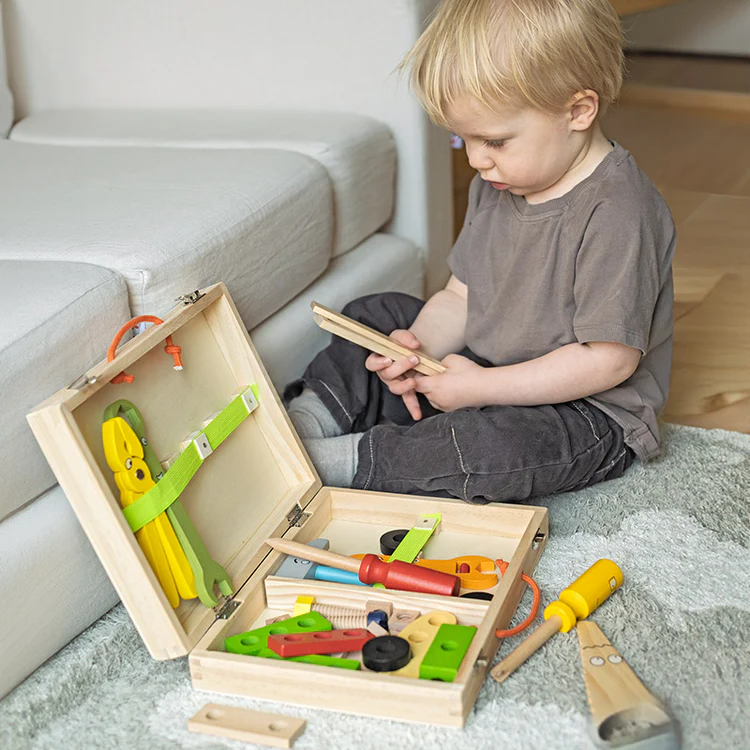 Montessori Holz Werkzeugkasten