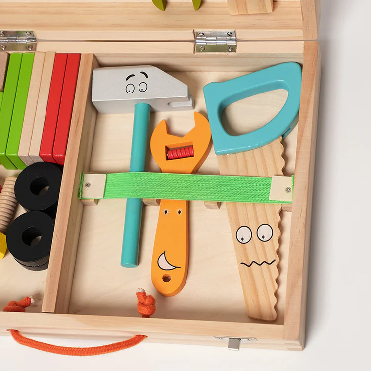 Montessori Holz Werkzeugkasten