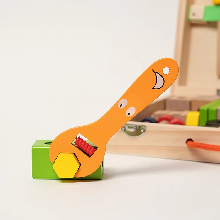 Montessori Holz Werkzeugkasten