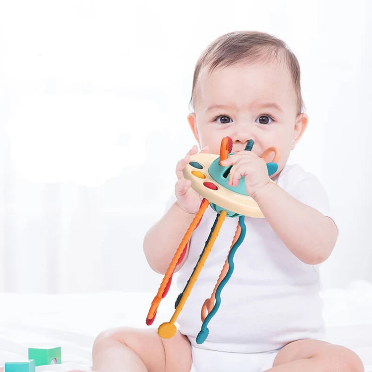 Montessori Silikon Ziehspielzeug