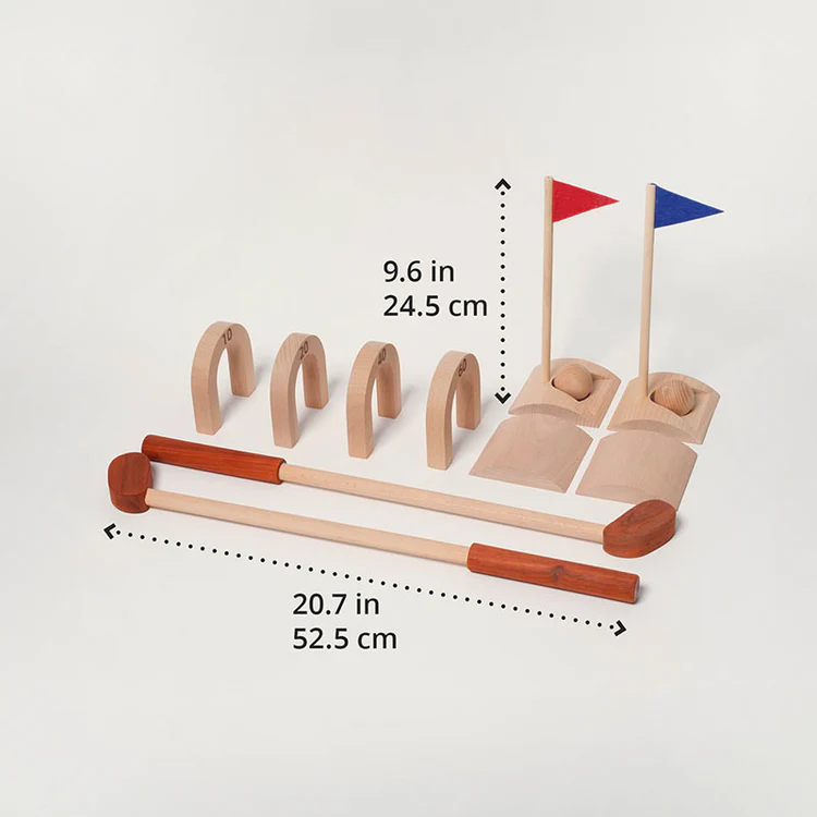 Montessori Tragbares Golfset