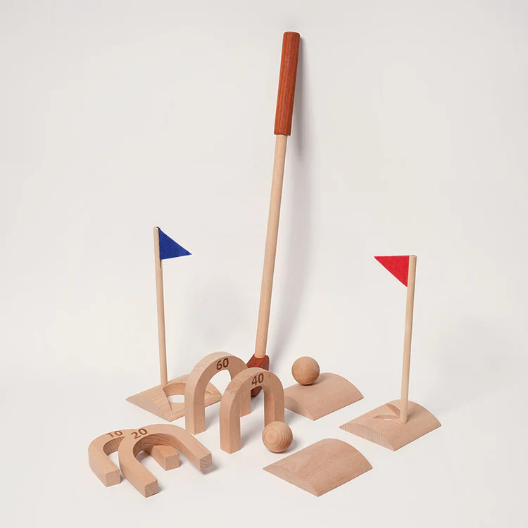 Montessori Tragbares Golfset