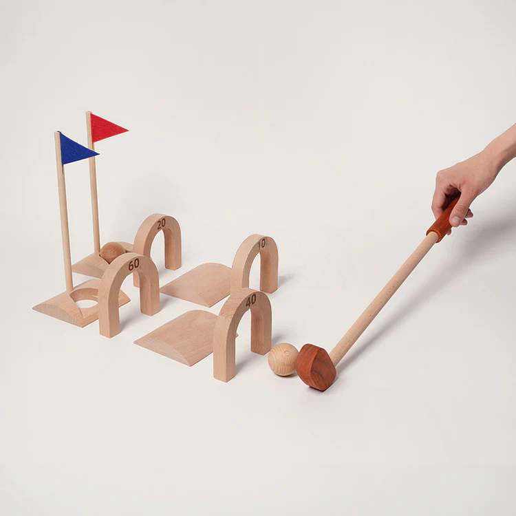 Montessori Tragbares Golfset