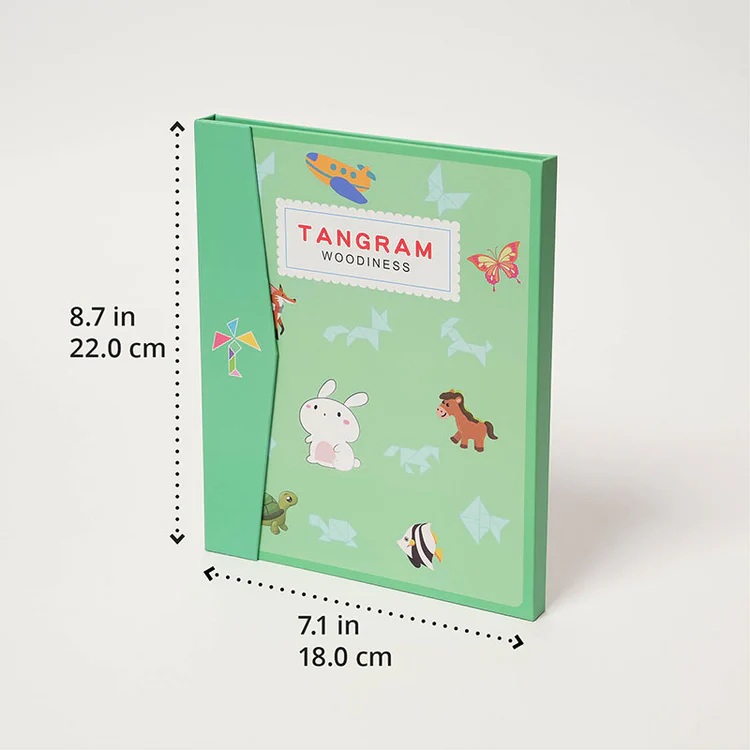 Montessori Magnetisches Tangram Buch