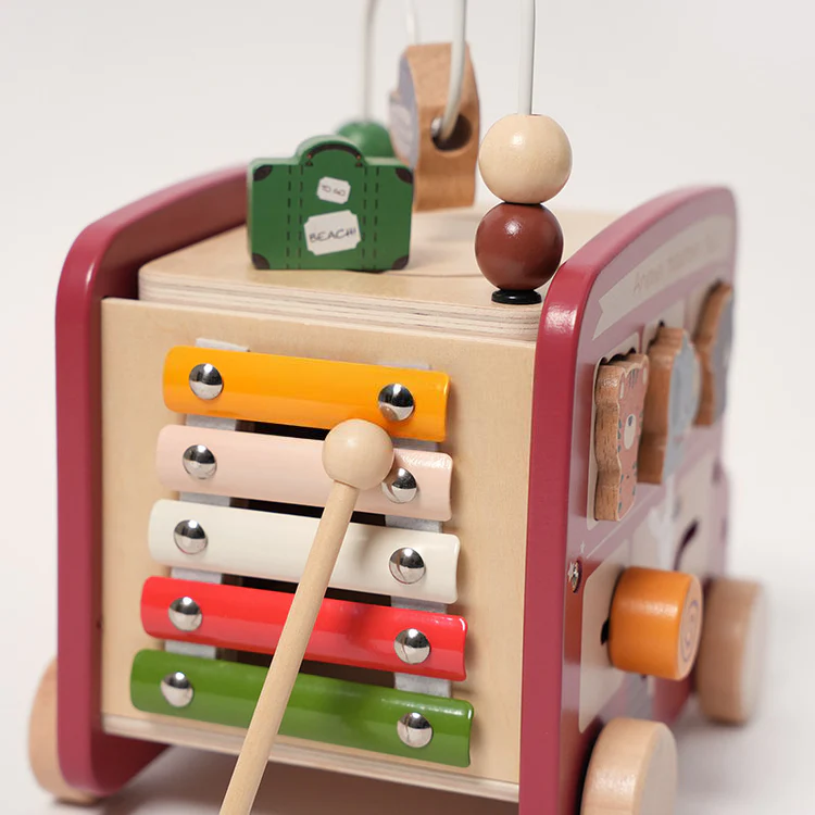 Montessori Safari Aktivitätsbus - 5in1 Aktivitätszentrum