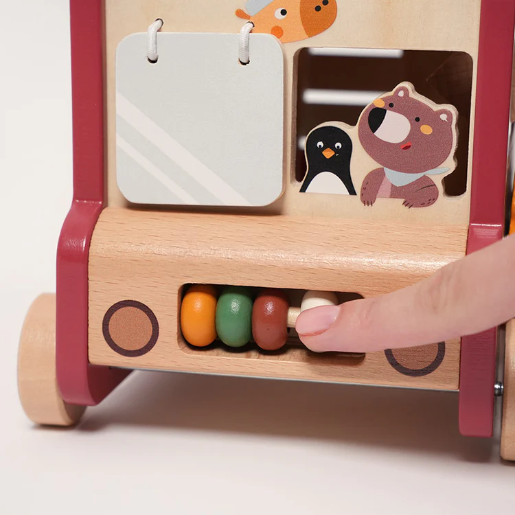 Montessori Safari Aktivitätsbus - 5in1 Aktivitätszentrum