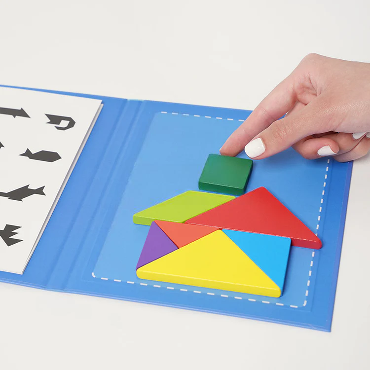 Montessori Magnetisches Tangram Buch