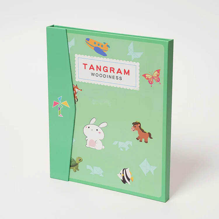 Montessori Magnetisches Tangram Buch