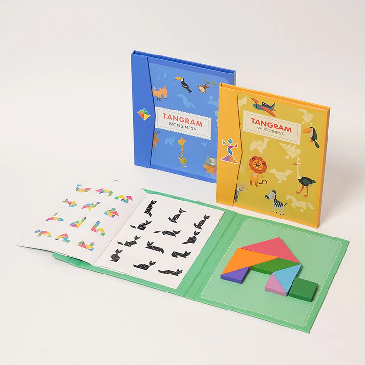 Montessori Magnetisches Tangram Buch