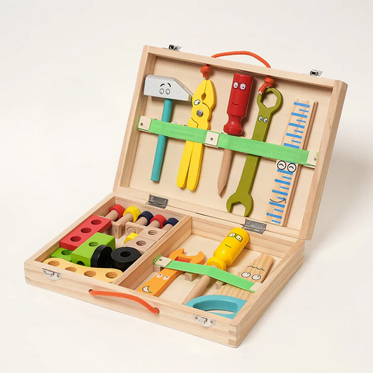 Montessori Holz Werkzeugkasten